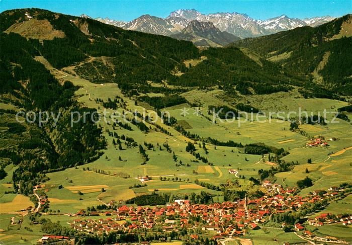 Nesselwang Fliegeraufnahme mit Edelsberg