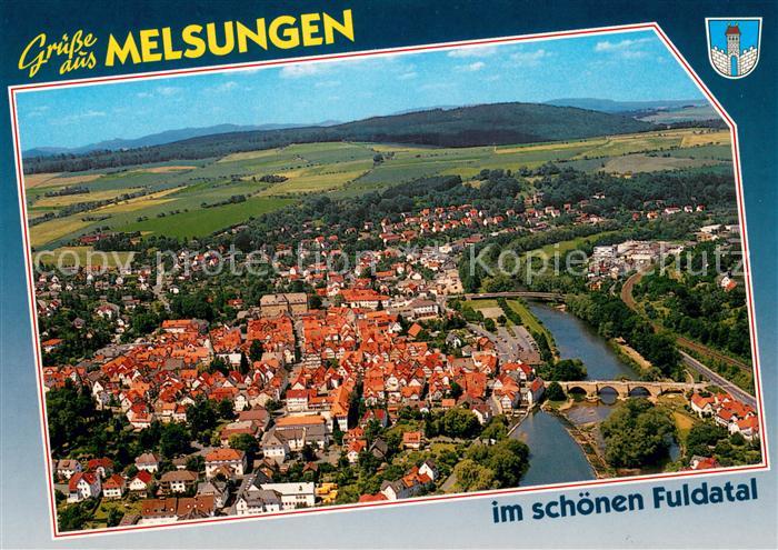 Melsungen Fulda Fliegeraufnahme