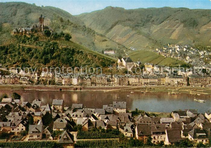 Cochem Mosel Fliegeraufnahme mit Kand