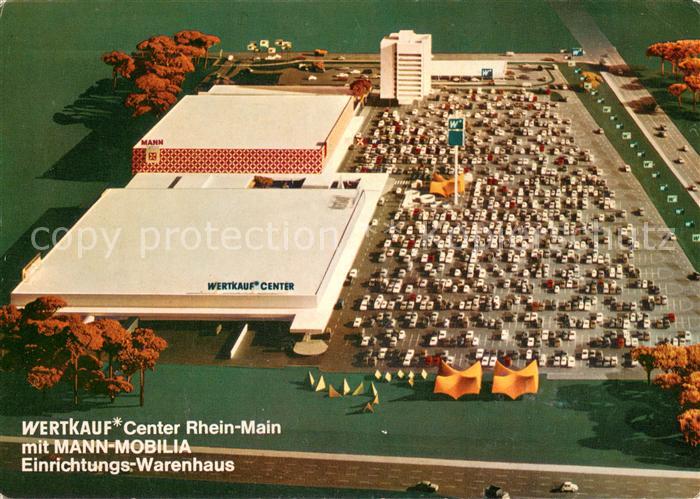 Biebrich Wiesbaden Fliegeraufnahme Wertkauf Rhein-Main-Center