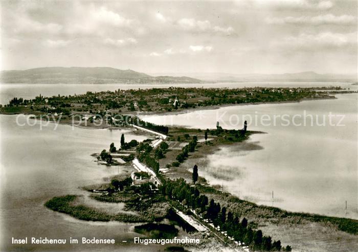Insel Reichenau Fliegeraufnahme Bodensee