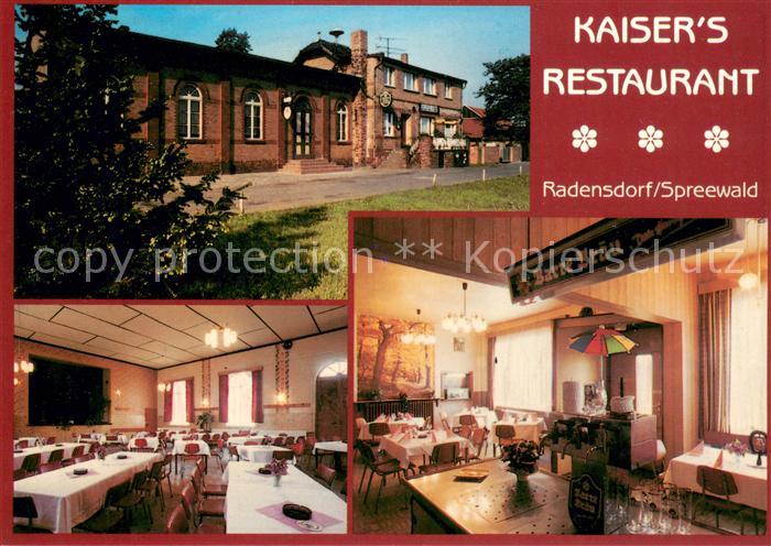 Radensdorf Spreewald Kaisers Restaurant