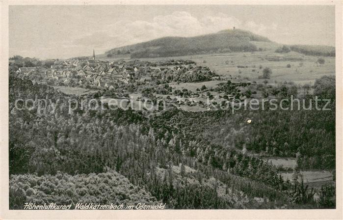 Waldkatzenbach Panorama Odenwald