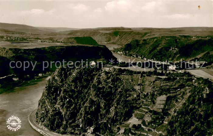 St Goarshausen Die Loreley Felsen Rheintal