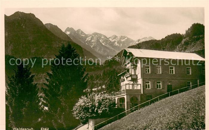 Oberstdorf Restaurant Pension Waldesruh Allgaeuer Alpen