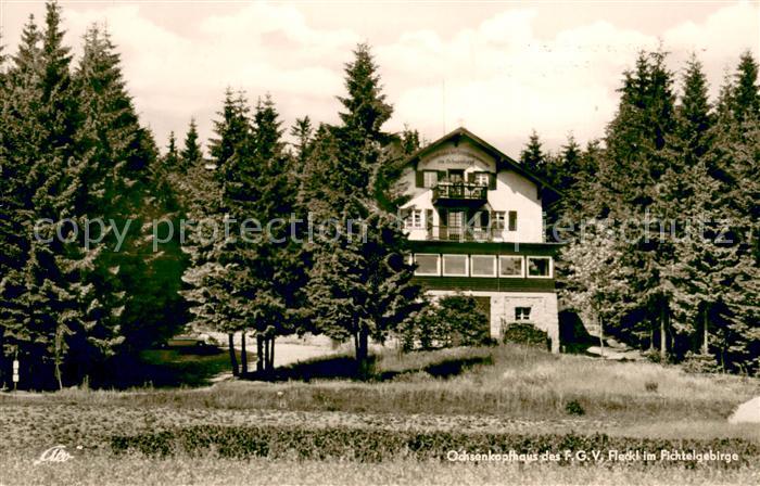 Fleckl Ochsenkopfhaus Unterkunftshaus des F.G.V. im Fichtelgebirge