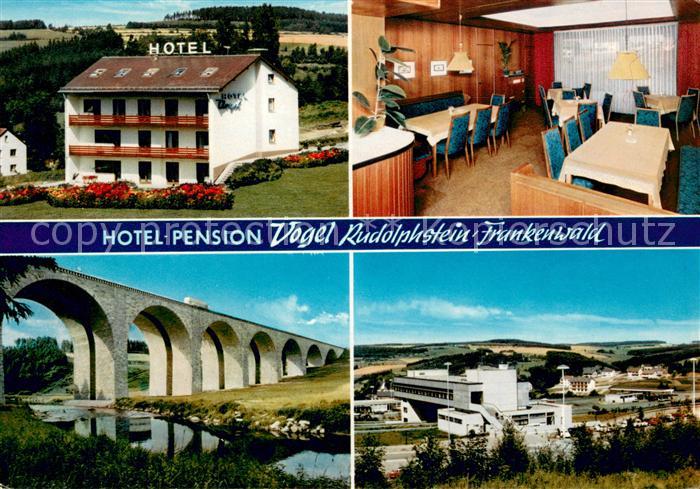 Rudolphstein Hotel Pension Vogel Gastraum Autobahn Rasthaus Bruecke