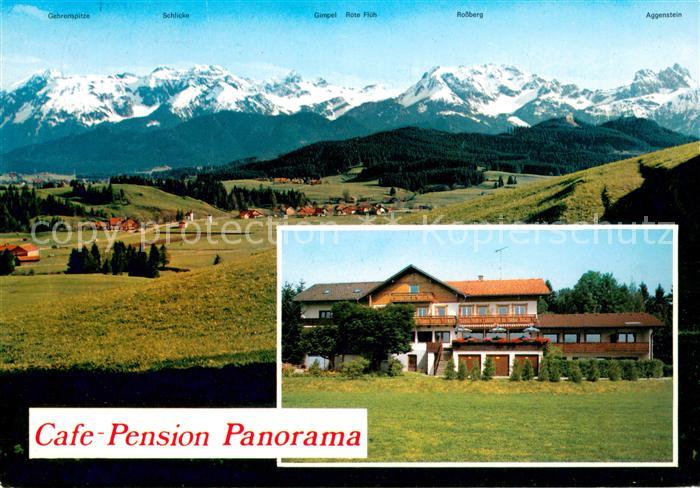 Rueckholz Panorama Cafe Pension Wanner Seeleuten Landschaftspanorama Alpen