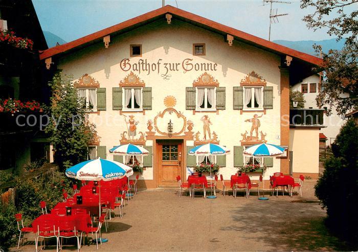 Unterammergau Gasthof zur Sonne Fassadenmalerei