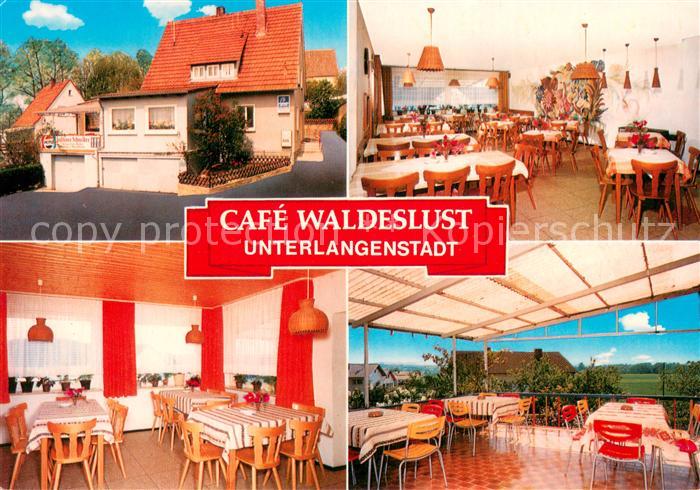 Unterlangenstadt Gasthaus Waldeslust Restaurant Terrasse