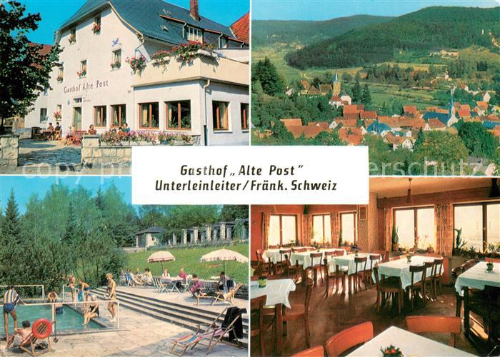 Unterleinleiter Gasthof Alte Post Restaurant Swimming Pool Panorama