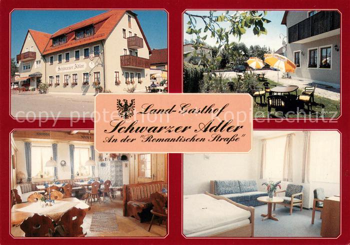 Unteroestheim Landgasthof Schwarzer Adler an der Romantischen Strasse Restaurant
