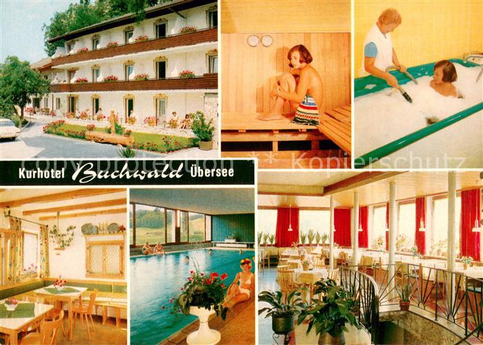 uebersee Kurhotel Buchwald am Chiemsee Restaurant Hallenbad Kuranwendungen