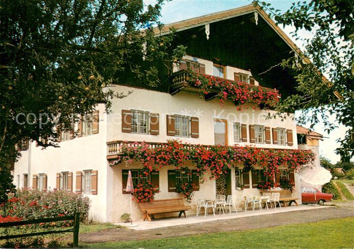 uebersee Moyerhof Gaestehaus am Chiemsee Blumenschmuck