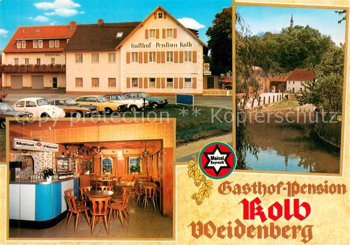 Weidenberg Gasthof Pension Kolb im Fichtelgebirge