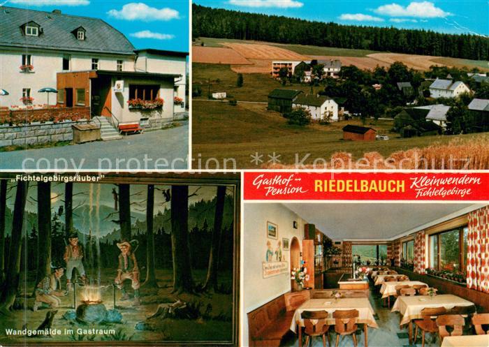 Kleinwendern Gasthof Pension Riedelbauch Restaurant Wandgemaelde Fichtelgebirgsr
