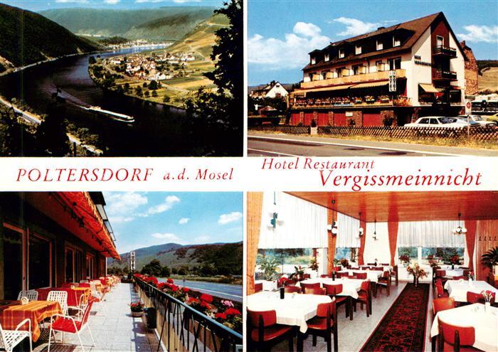Poltersdorf Hotel Restaurant Vergissmeinnicht an der Mosel Landschaftspanorama