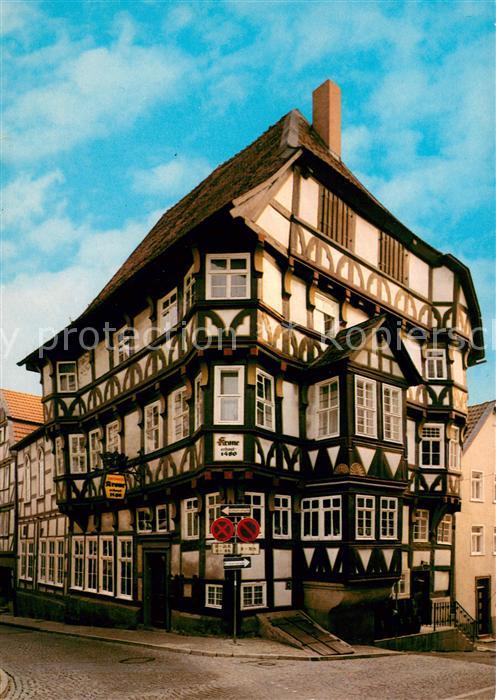 Homberg Efze Gasthaus Krone Fachwerkhaus 15. Jhdt. Historisches Gebaeude