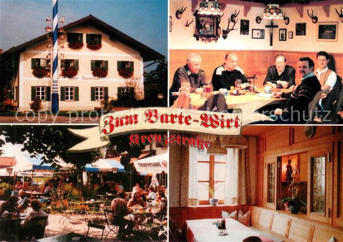 Kreuzstrasse Valley Gaststaette Zum Barte-Wirt Stammtisch Biergarten Maibaum