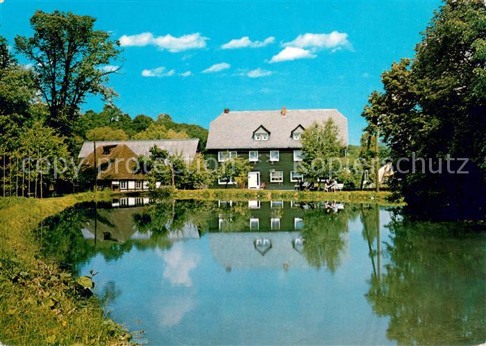 Calle Meschede Pension Grewen-Muehle Uferpartie am See