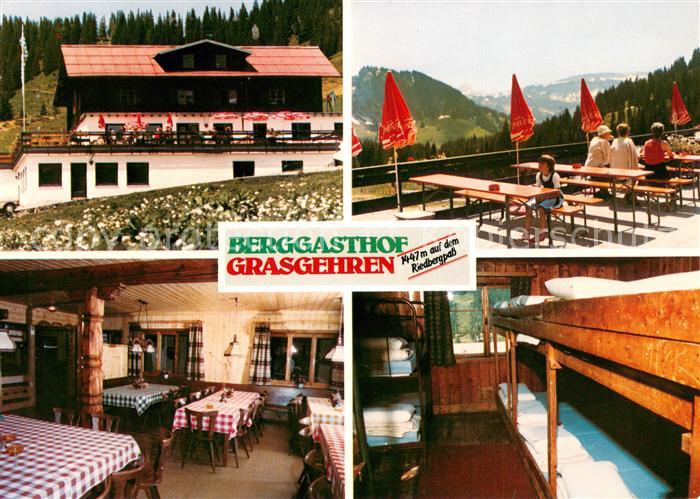 Obermaiselstein Berggasthof Grasgehren Terrasse Schlafraum