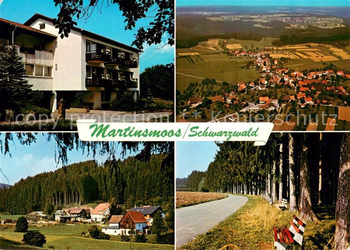 Martinsmoos Walderholungsheim Pension Kuebler im Schwarzwald Fliegeraufnahme