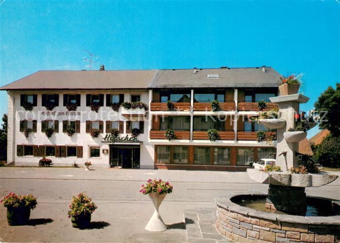 Birkendorf Gasthof Pension Zum Hirschen im Schwarzwald Brunnen