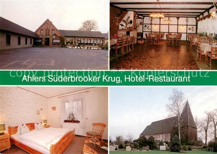 Altenesch Gasthof Ahlers Suederbrooker Krug Hotel Restaurant Kirche