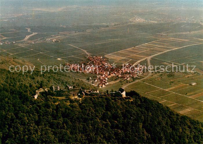 Eschbach Pfalz Madenburg Fliegeraufnahme