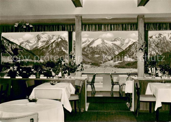 Oberstdorf Hotel Panorama Cafe Restaurant Alpenblick