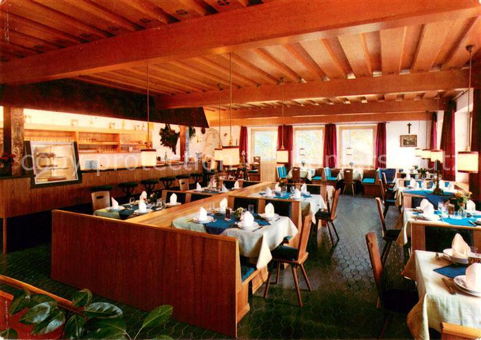 Oberau Berchtesgaden Cafe Pension Priesterstein Gastraum