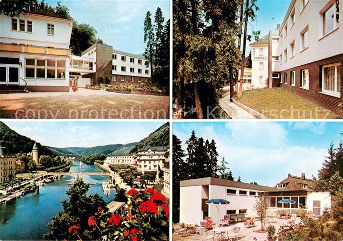 Bad Ems Eisenbahner Erholungsheim Haus Lindenbach Blick ueber die Lahn