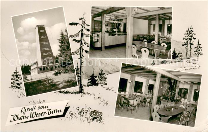 Oberhundem Rhein Weser Turm Gastraeume