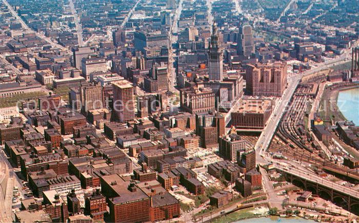 Cleveland Ohio Fliegeraufnahme