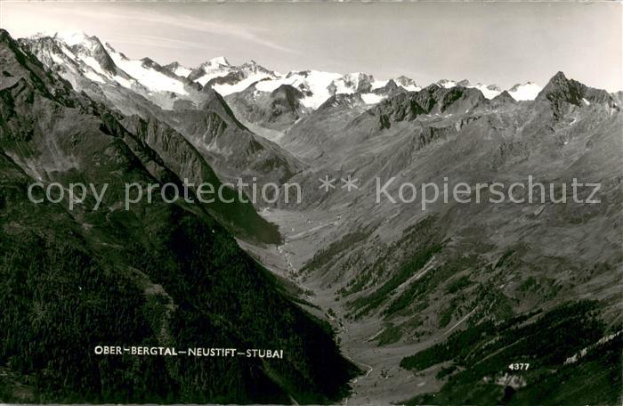 Neustift Stubaital Tirol Ober Bergtal Fliegeraufnahme