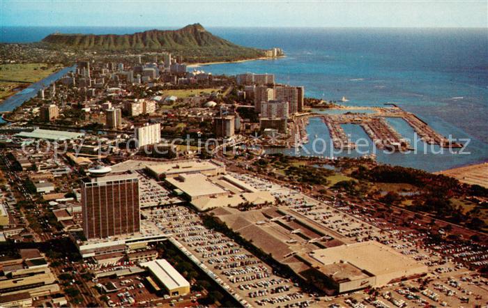 Honolulu Ala Moana Center Air view