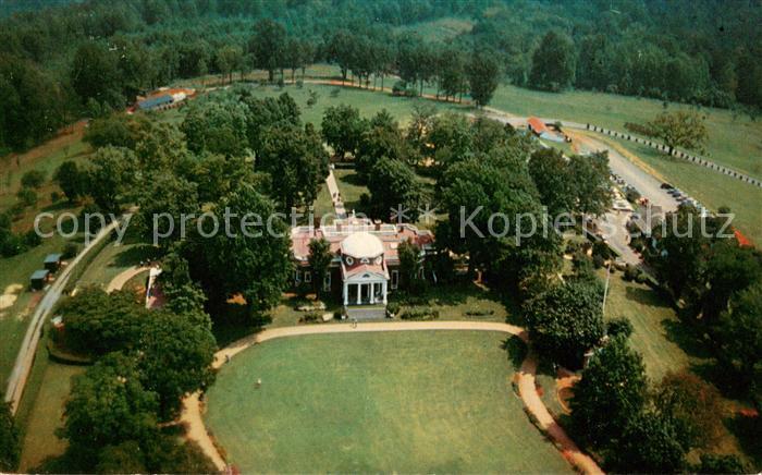 Charlottesville Virginia Aerial view of Monticello