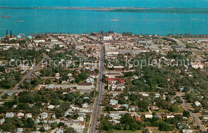 Fort Pierce Air view with Orange Ave