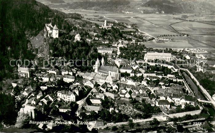 Friesach Kaernten Fliegeraufnahme