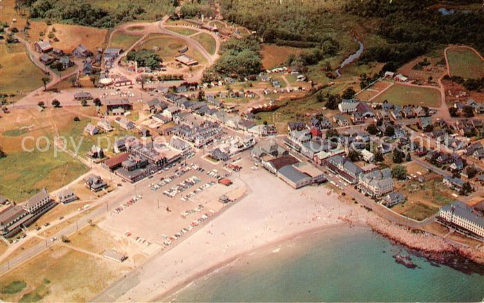 Maine US-State Air view of Short Sands Beach York Beach