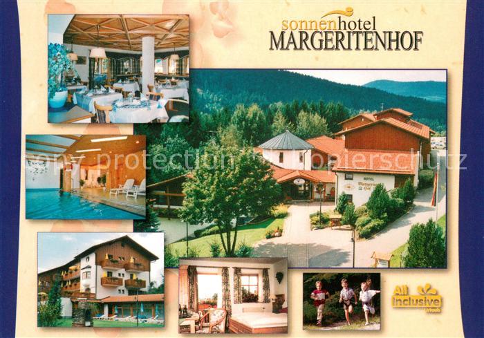 Drachselsried Sonnenhotel Margeritenhof Gaststube Hallenbad Zimmer Jogger