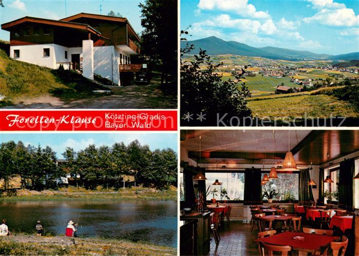 Koetzting Panorama Anglerteich Forellenklause