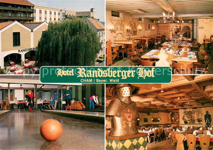 Cham Oberpfalz Hotel Randsberger Hof Gastraeume Kegelbahn