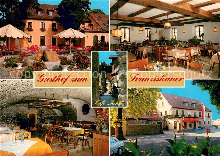 Dettelbach Gasthof Zum Franziskaner Cafe Kehl Gastraeume Terrasse