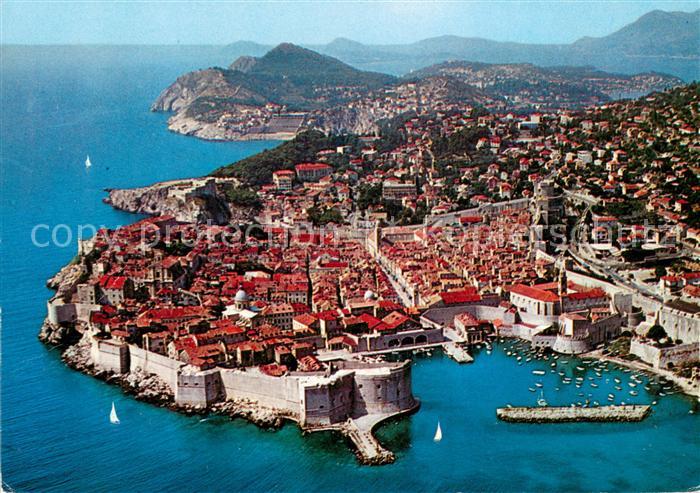 Dubrovnik Ragusa Fliegeraufnahme