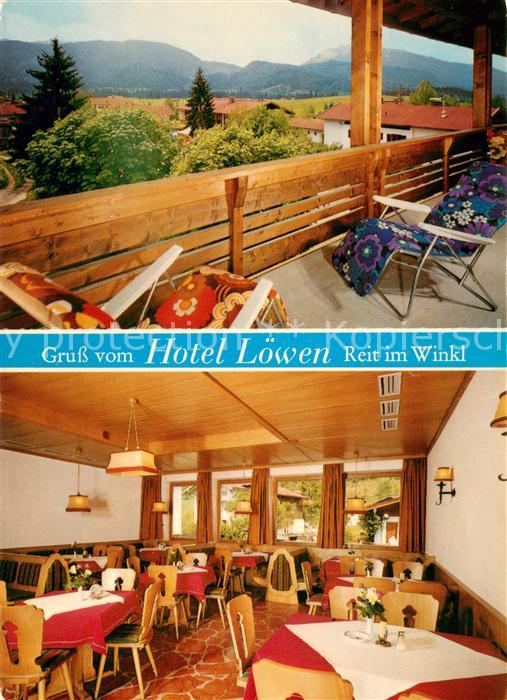 Reit Winkl Hotel Loewen Gastraum