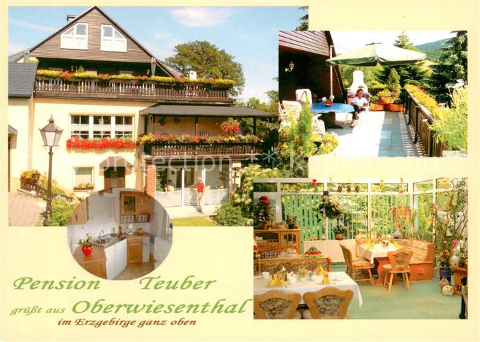 Oberwiesenthal Erzgebirge Pension Teuber Terrasse Gaststube