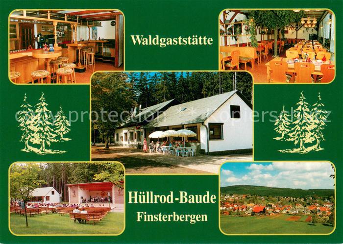 Finsterbergen Waldgaststaette Huellrod Baude Gaststube Terrasse Bar Konzertpark