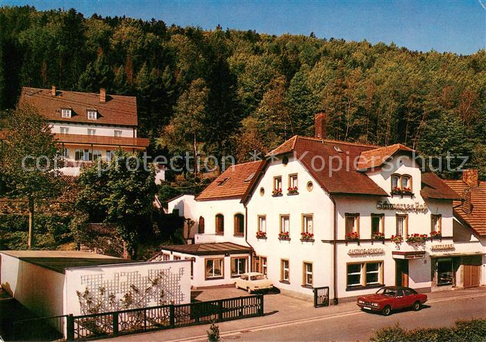 Goldmuehl Fichtelgebirge Gasthof Pension Schwarzes Ross