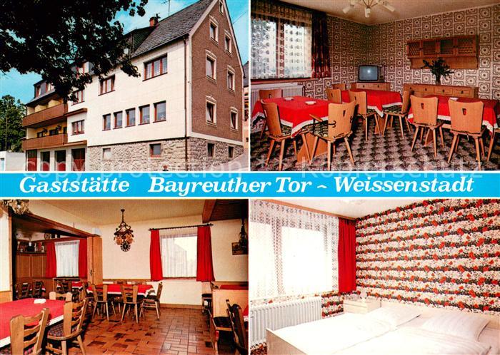 Weissenstadt Gaststaette Bayreuther Tor Gastraeume Zimmer